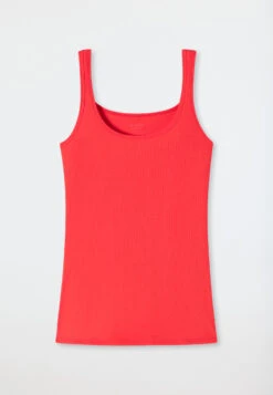 Schiesser Strappy Top Double Rib Light Red - Personal Fit Rib 6 Schiesser Strappy Top Double Rib Light Red - Personal Fit Rib -Uni Style Shop 166562 501 detail1