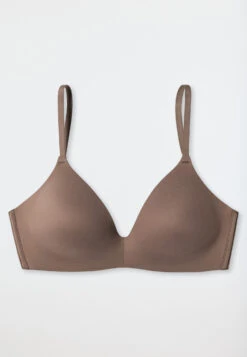Schiesser Bra Without Underwire Padded Brown - Invisible Soft -Uni Style Shop 166568 300 detail1