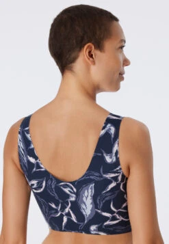 Schiesser Bustier Microfiber Removable Pads Multicolored - Invisible Soft -Uni Style Shop 170364 917 back