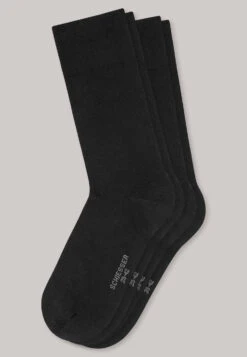 Schiesser Men's Socks 2-pack Black - Long Life Cool