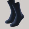 Schiesser Men's Socks 2-pack, Midnight Blue - Long Life Cool
