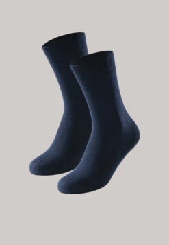 Schiesser Men's Socks 2-pack, Midnight Blue - Long Life Cool