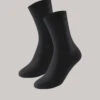 Schiesser Women's Socks 2-pack Black - Long Life Cool