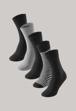 Schiesser Men's Socks 5-pack Stay Fresh Black-gray - Bluebird