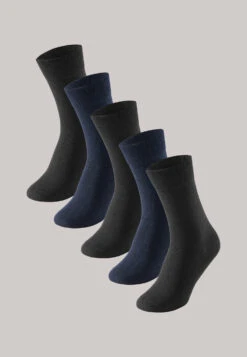 Schiesser Men's Socks 5-pack Stay Fresh Midnight Blue - Bluebird