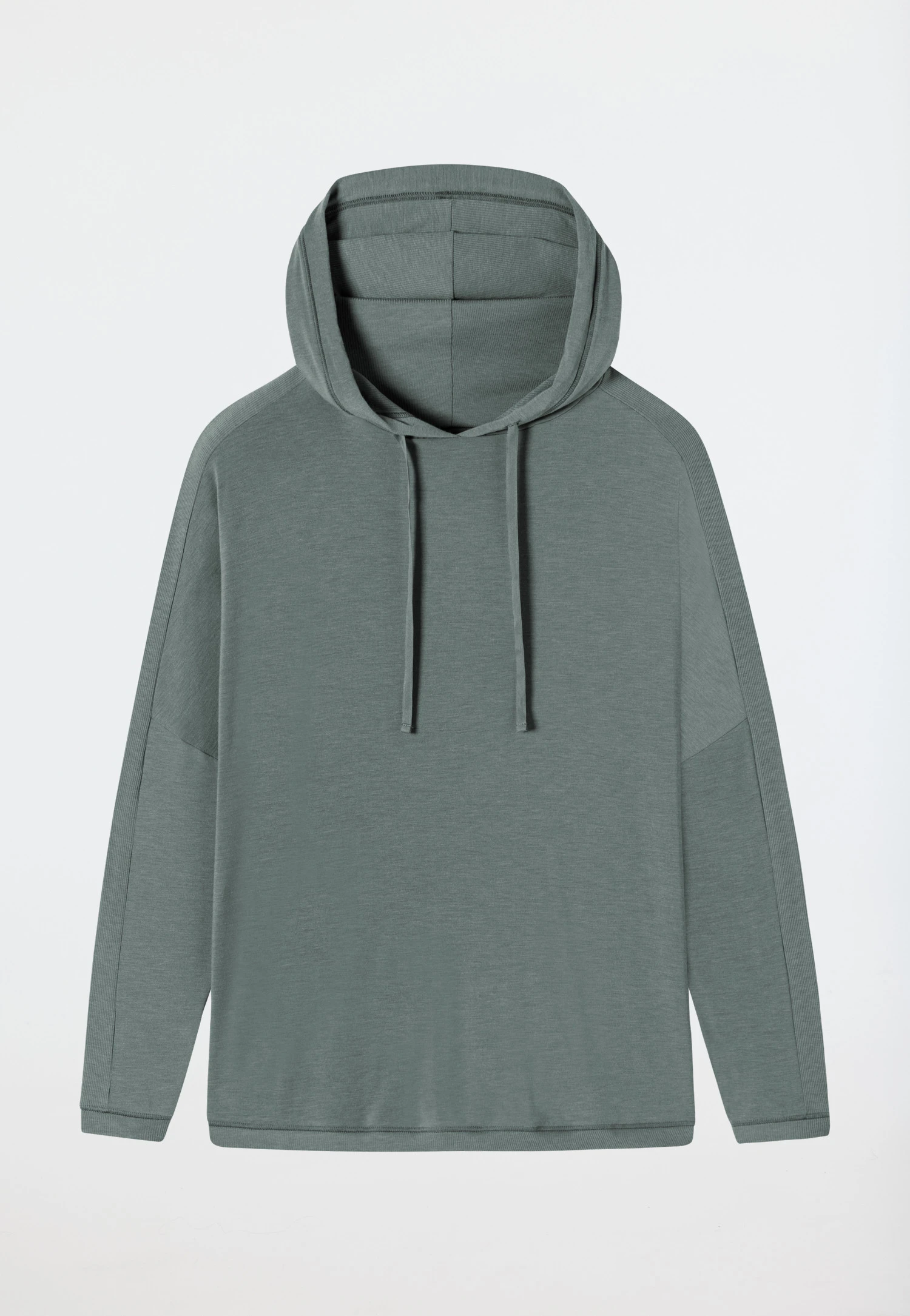 Schiesser Hoodie Long-sleeved Viscose Oversized Hood Jade - Mix & Relax 3 Schiesser Hoodie Long-sleeved Viscose Oversized Hood Jade - Mix & Relax - Image 3