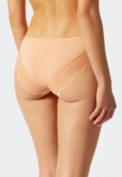 Schiesser Panty Lace Peach - Feminine Lace -Uni Style Shop 175534 612 back