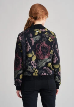Schiesser Black Bomber Jacket - Revival Thea -Uni Style Shop 175909 000 back
