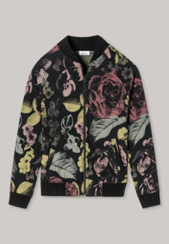 Schiesser Black Bomber Jacket - Revival Thea -Uni Style Shop 175909 000 detail1