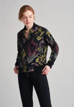 Schiesser Black Bomber Jacket - Revival Thea -Uni Style Shop 175909 000 detail2