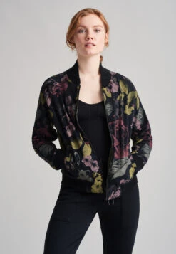 Schiesser Black Bomber Jacket - Revival Thea