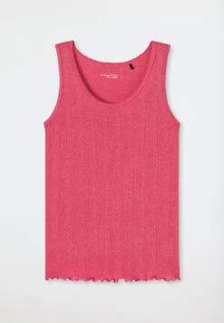 Schiesser Strappy Top Organic Cotton Openwork Pink - Mix & Relax 6 Schiesser Strappy Top Organic Cotton Openwork Pink - Mix & Relax -Uni Style Shop 176871 504 detail1