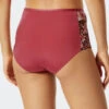 Schiesser High-waisted Panty Sustainable Microfiber Lace Berry - Summer Floral Lace