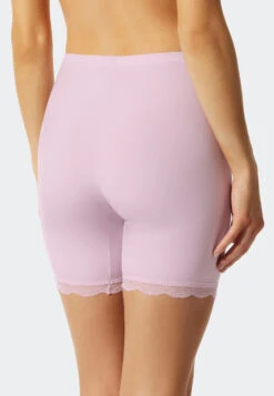 Schiesser Biker Shorts Microfiber Lace Lilac - Biker Story 6 Schiesser Biker Shorts Microfiber Lace Lilac - Biker Story -Uni Style Shop 176941 814 back