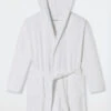 Schiesser Bathrobe Terry Cloth 100 Cm (39.37in) White - Essentials
