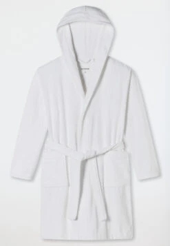 Schiesser Bathrobe Terry Cloth 100 Cm (39.37in) White - Essentials