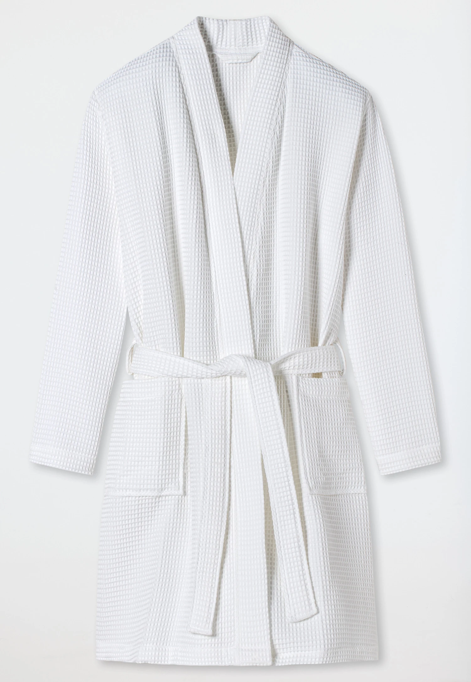 Schiesser Bathrobe Waffle Piqué White - Essentials 1 Schiesser Bathrobe Waffle Piqué White - Essentials