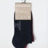 Schiesser Women's Sneaker Socks 3-pack Organic Cotton Multicolored - 95/5