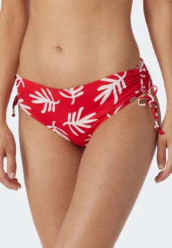 Schiesser Midi Bikini Bottoms Adjustable Side Height Coral Red - Mix & Match Coral Life -Uni Style Shop 179203 500 detail2