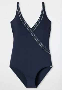 Schiesser Swimsuit Shape-enhancing V-neckline Adjustable Straps Dark Blue - Deep Sea 6 Schiesser Swimsuit Shape-enhancing V-neckline Adjustable Straps Dark Blue - Deep Sea -Uni Style Shop badeanzug shape funktion v ausschnitt verstellbare traeger dunkelblau deep sea 179210 803 detail1