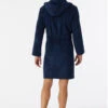Schiesser Bathrobe Terry Cloth 100cm Dark Blue - Essentials