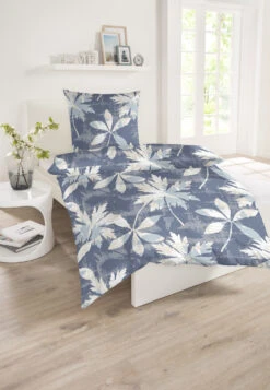 2-piece Bedding Renforcé Leaves Multicolored Patterned - SCHIESSER Home