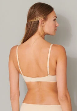 Schiesser Bra Padded Sand Without Underwire - Invisible Soft