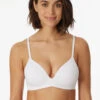 Schiesser Bra Without Underwire Padded White - Invisible Soft