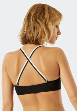 Schiesser Bikini Top Underwire Variable Straps Black - California Dream -Uni Style Shop bikini top buegel variable traeger schwarz california dream 177044 000 detail3