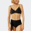 Schiesser Bikini Top Underwire Variable Straps Black - California Dream