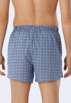 Schiesser Boxer Shorts 2-pack Woven Fabric Solid Checked Multicolored - Fun Prints 6 Schiesser Boxer Shorts 2-pack Woven Fabric Solid Checked Multicolored - Fun Prints -Uni Style Shop boxershorts 2er pack webware uni kariert mehrfarbig fun prints 1 179911 910 back