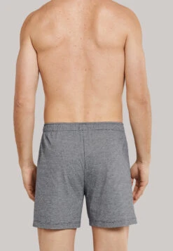 Schiesser Boxer Shorts Jersey 2-pack Solid Stripes Multi-colored - Tension Release