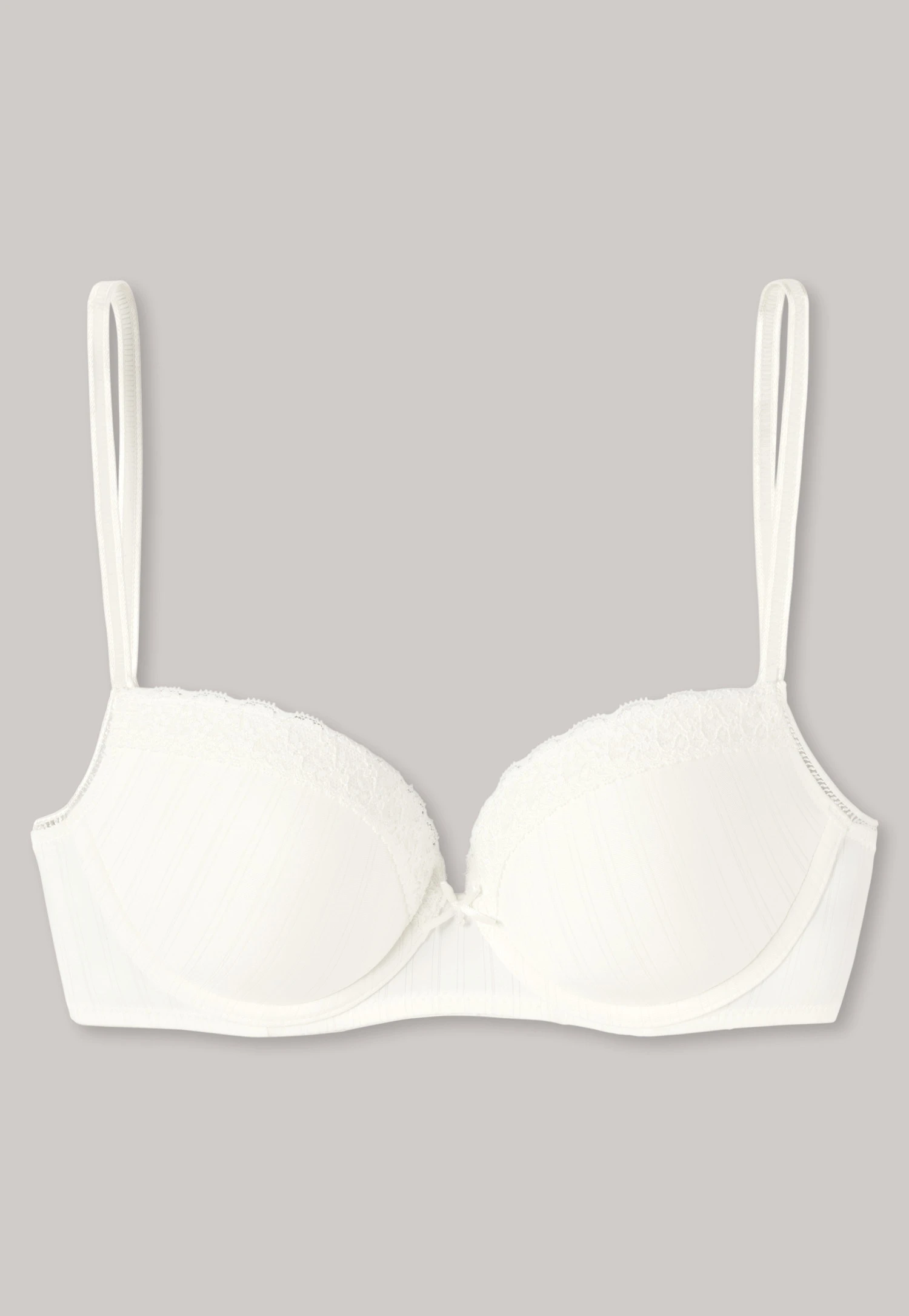 Schiesser Underwired Bra With Pads, Cream-white - Sabrina 1 Schiesser Underwired Bra With Pads, Cream-white - Sabrina