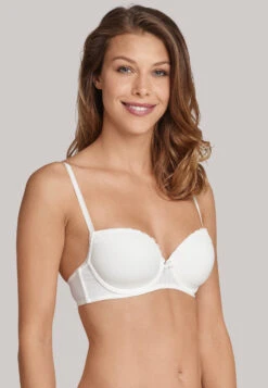 Schiesser Underwired Bra With Pads, Cream-white - Sabrina 6 Schiesser Underwired Bra With Pads, Cream-white - Sabrina -Uni Style Shop buegel bh mit schale sekt sabrina 114834 403 detail2