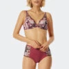 Schiesser Underwire Bra Lace Berry - Summer Floral Lace
