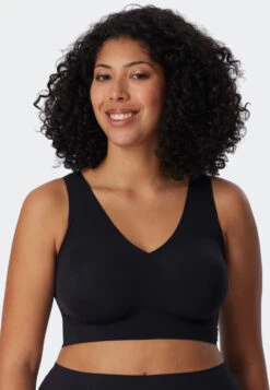Schiesser Bustier Microware Removable Pads Black - Invisible Soft 9 Schiesser Bustier Microware Removable Pads Black - Invisible Soft -Uni Style Shop bustier microfaser herausnehmbare pads schwarz invisible soft 170364 000 detail2