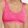 Schiesser Bra Seamless Removable Cups Pink Heather - Active Mesh Light