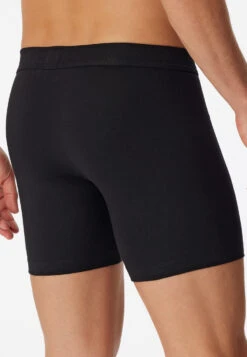 Schiesser Cycling Shorts Fly Black - Long Life Cotton -Uni Style Shop cyclistshortseingriffschwarzlonglifecotton 172472 000 back