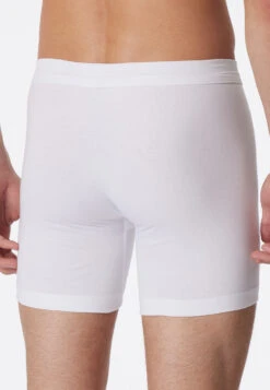Schiesser Cyclist Boxer Briefs Fly White - Long Life Cotton 6 Schiesser Cyclist Boxer Briefs Fly White - Long Life Cotton -Uni Style Shop cyclistshortseingriffweisslonglifecotton 172472 100 back