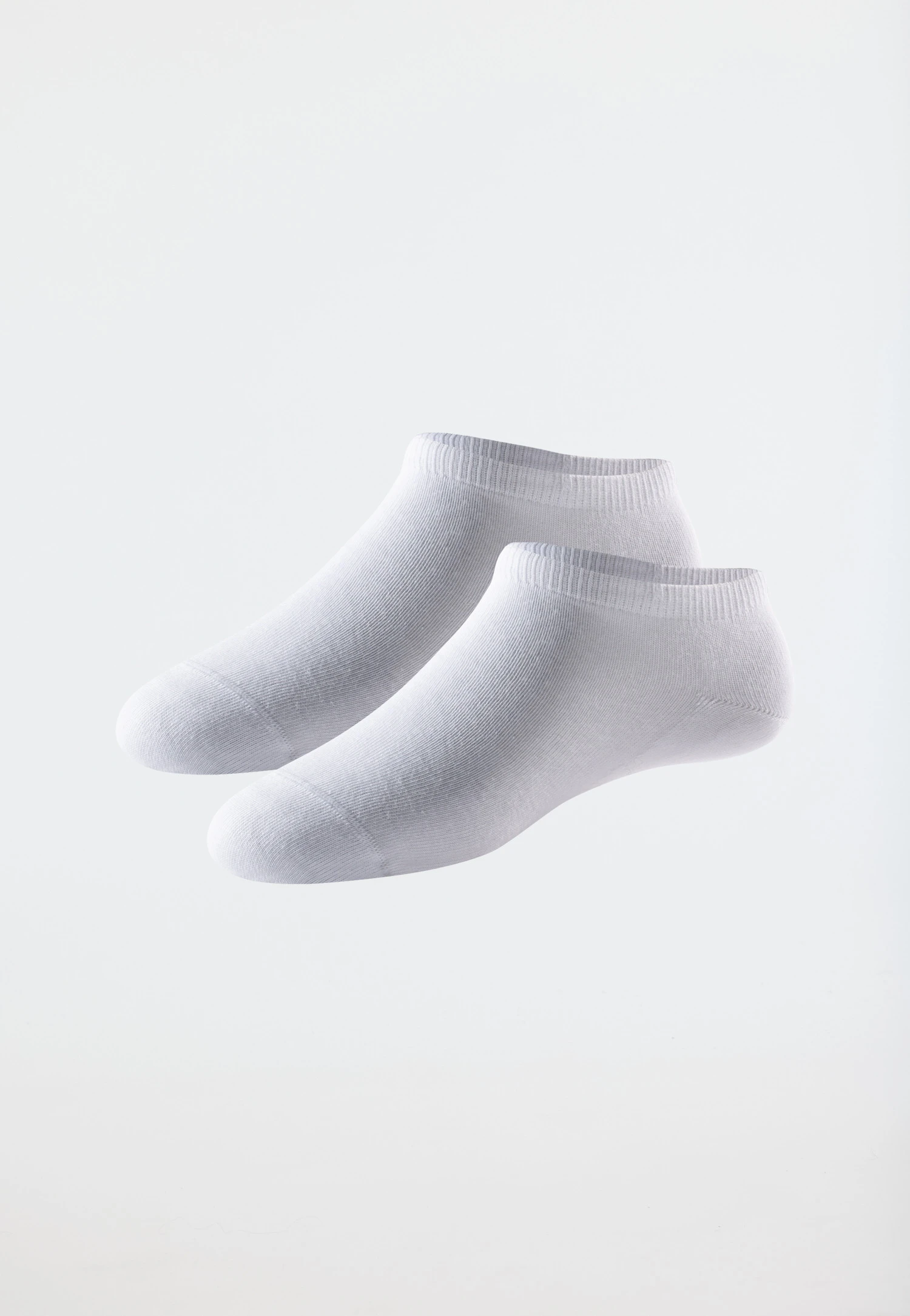 Schiesser Women's Sneaker Socks 2-pack Organic Cotton White - 95/5 2 Schiesser Women's Sneaker Socks 2-pack Organic Cotton White - 95/5 - Image 2