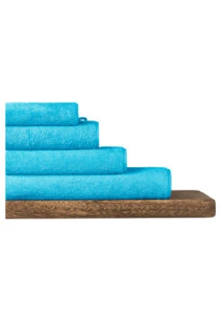 Bath Towel Milano 70x140 Turquoise - SCHIESSER Home -Uni Style Shop duschtuch milano 70x140 tuerkis schiesser home 179861 807 front