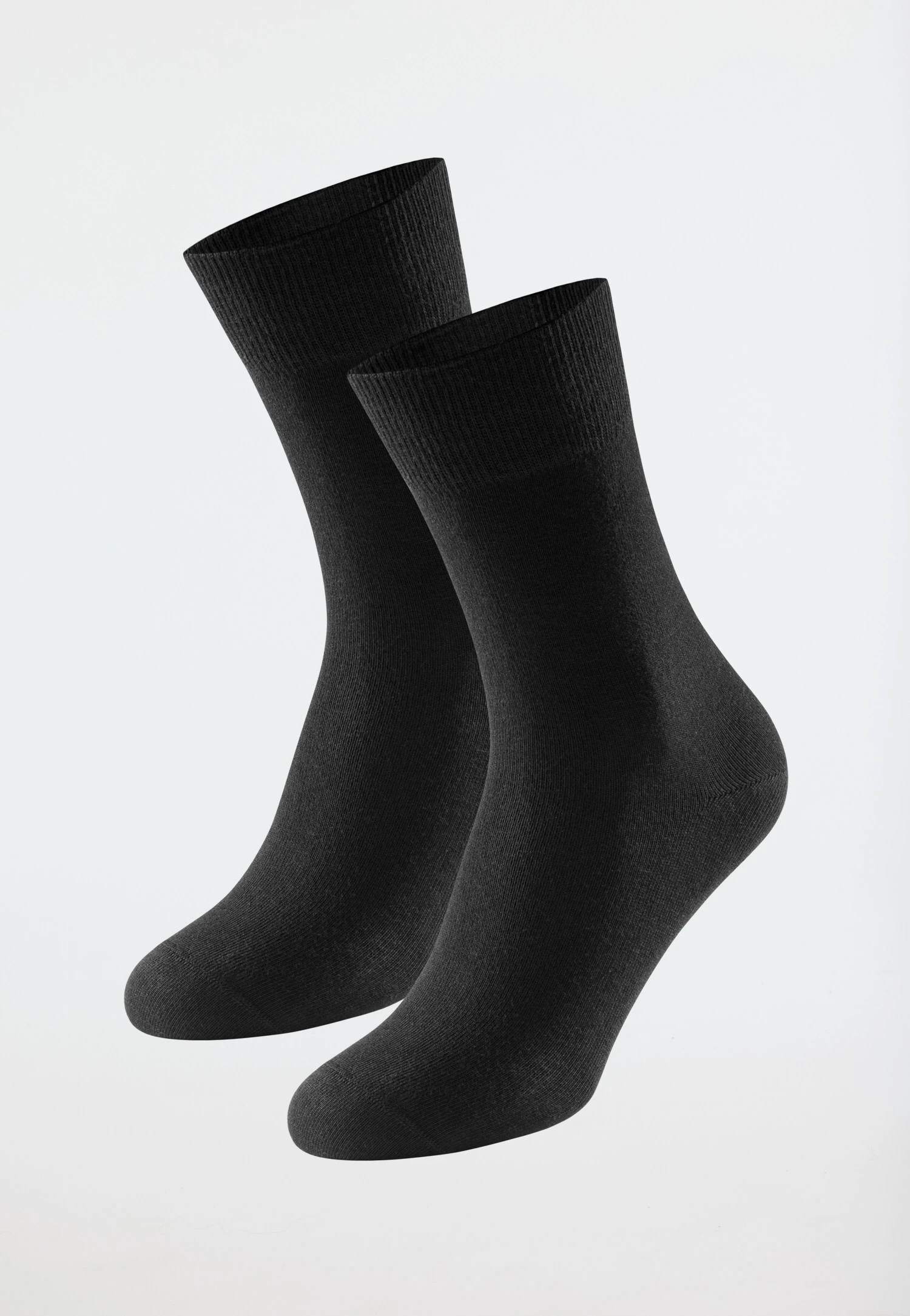 Schiesser Men's Socks 2-pack Organic Cotton Black - 95/5 2 Schiesser Men's Socks 2-pack Organic Cotton Black - 95/5 - Image 2