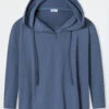 Schiesser Hoodie Long-sleeved Blue - Revival Martina