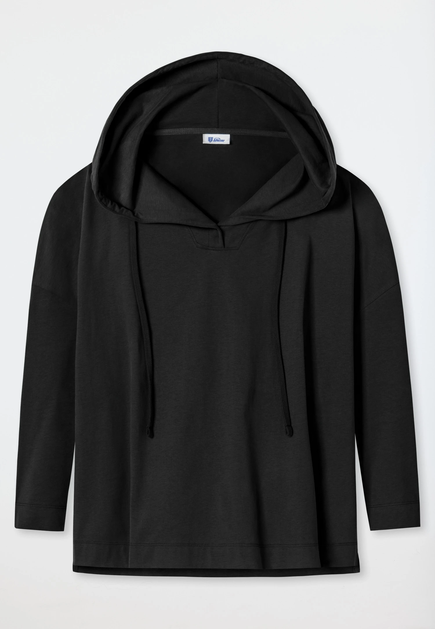 Schiesser Hoodie Long-sleeved Black - Revival Martina 3 Schiesser Hoodie Long-sleeved Black - Revival Martina - Image 3