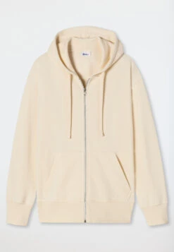 Schiesser Hoodie Long Sleeve Vanilla - Revival Lena -Uni Style Shop hoody langarm vanille revival lena 177101 607 detail1