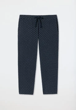 Schiesser Pants 3/4-length Polka Dots Dark Blue - Mix+Relax -Uni Style Shop hose 3 4 lang punkte dunkelblau mix relax 179270 835 detail1