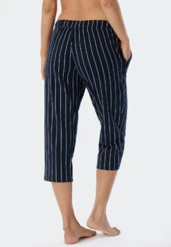 Schiesser Pants 3/4-length Stripes Multicolored - Mix & Relax