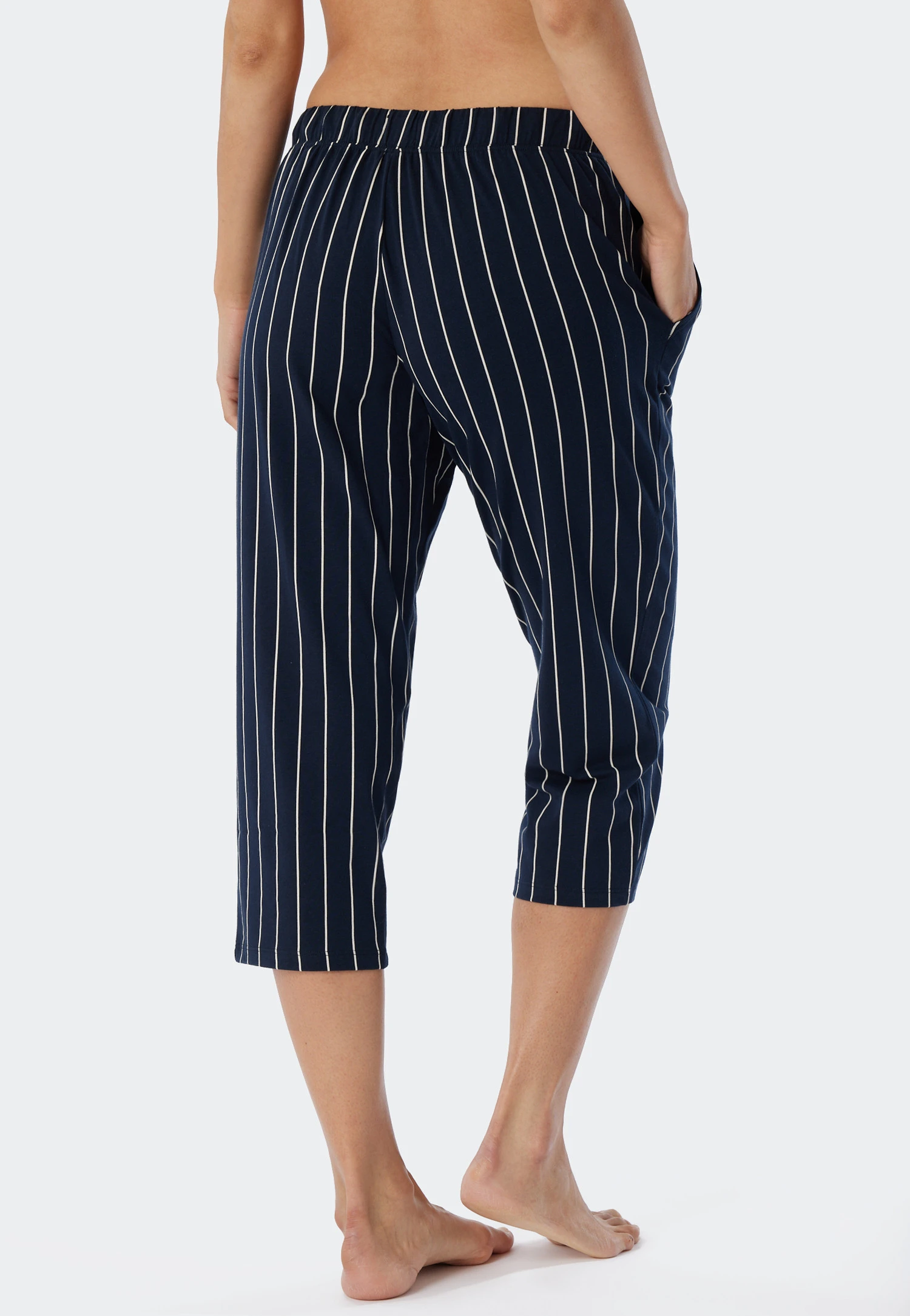 Schiesser Pants 3/4-length Stripes Multicolored - Mix & Relax 1 Schiesser Pants 3/4-length Stripes Multicolored - Mix & Relax