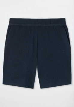 Schiesser Pants Short Dark Blue - Mix & Relax -Uni Style Shop hose kurz dunkelblau mix relax 179265 803 detail1