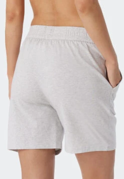 Schiesser Pants Short Heather Gray - Mix+Relax 6 Schiesser Pants Short Heather Gray - Mix+Relax -Uni Style Shop hose kurz grau meliert mix relax 179265 202 back